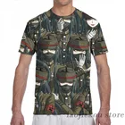 Мужская и женская футболка с принтом и коротким рукавом