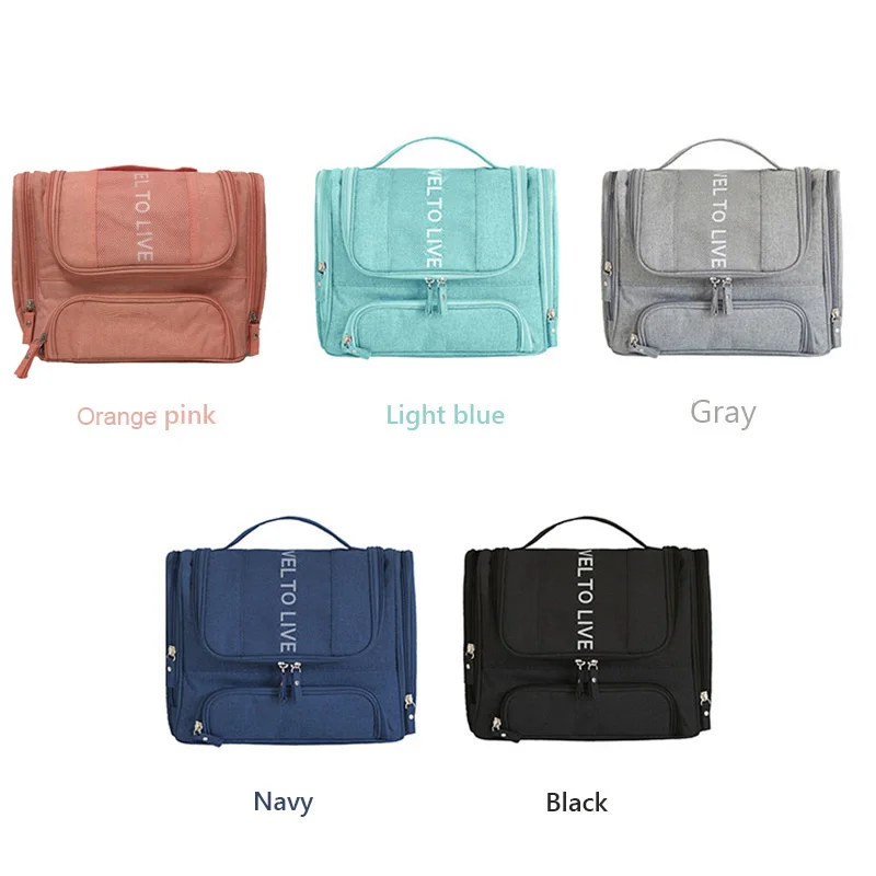 

Free shipping Waterproof Travel Organizer Bag Women Cosmetic Bag Hanging Makeup bags Washing toiletry kits Storage Organizer