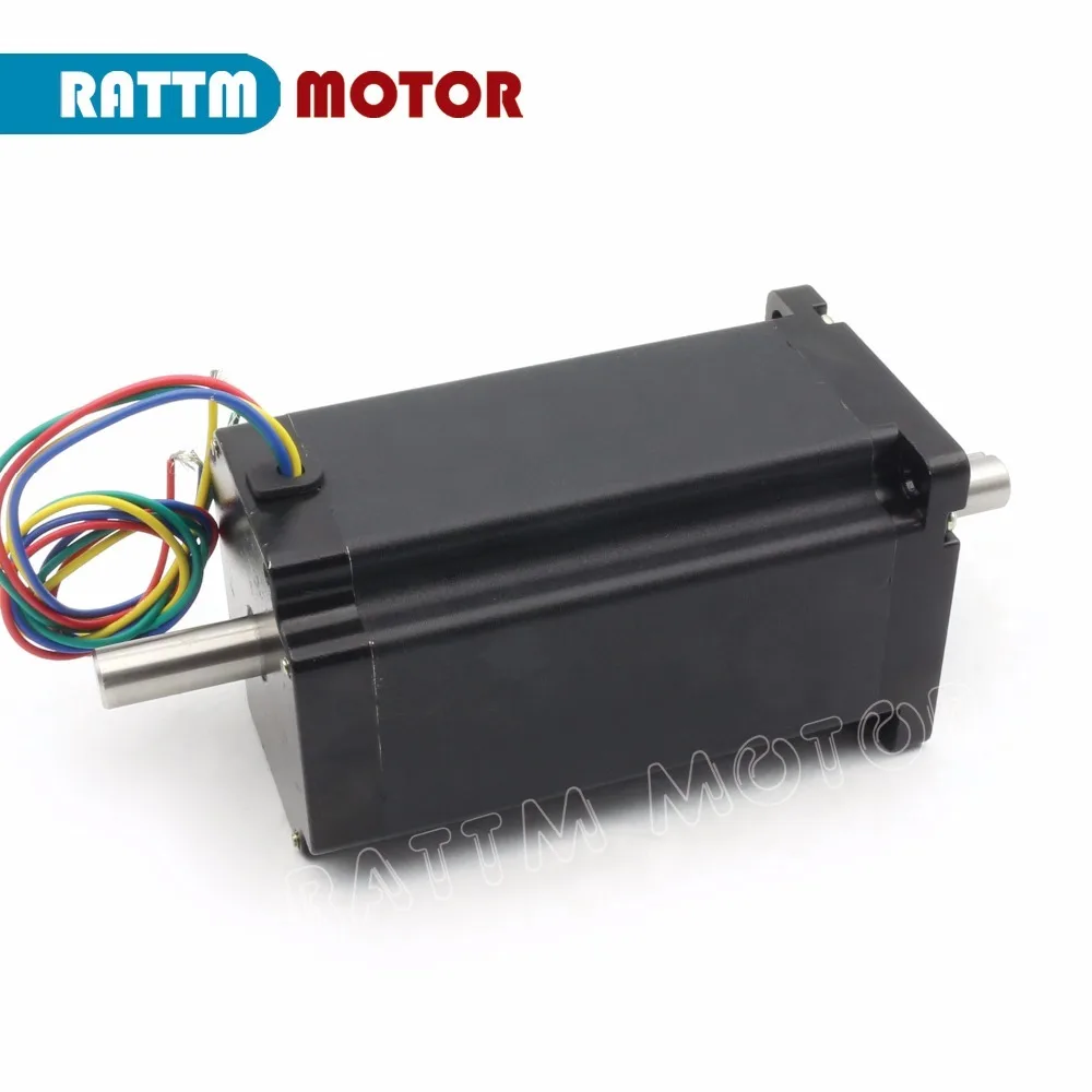 

34HS5802B NEMA34 stepper motor Dual shaft 154mm 1600Oz-in 12N.m 5A for Large CNC Router Milling Engraving Machine