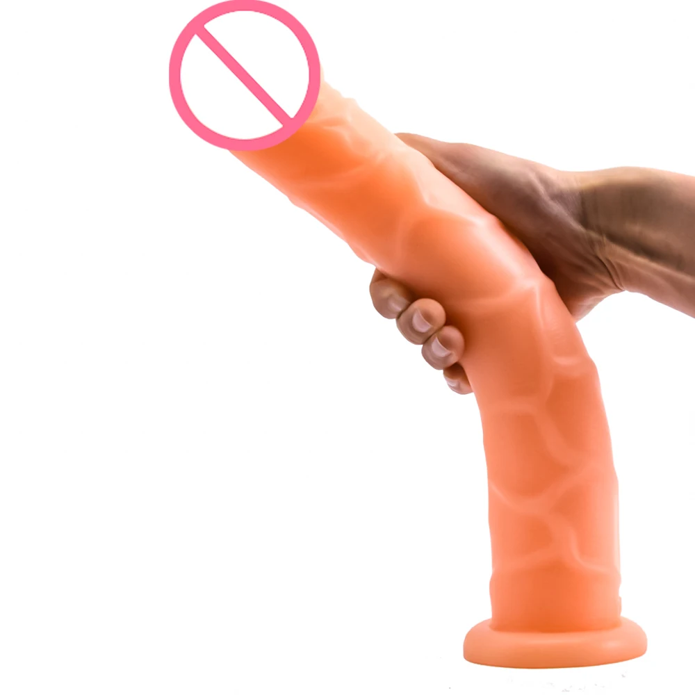 dildos for women dildo with suction cup ribbed skin color sex toys products adult SM game fake penis cock shop | Красота и здоровье