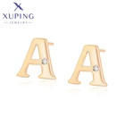 Xuping ювелирные изделия Новое поступление модные серьги в простом стиле с буквами для женщин подарок A00673257