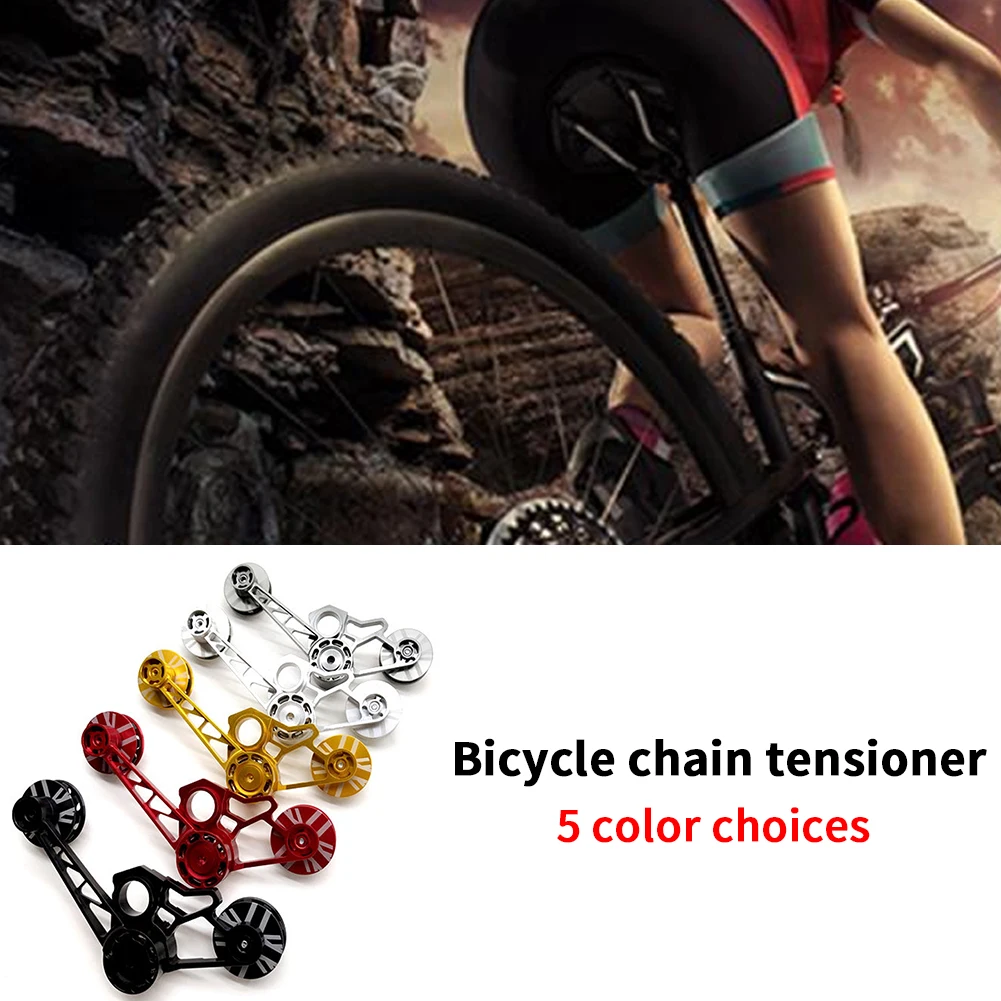 

Aluminium Alloy Cycling Lightweight Durable 2 6 Speeds Wear Resistant Adjuster Stable Bicycle Chain Tensioner Guide For Brompton