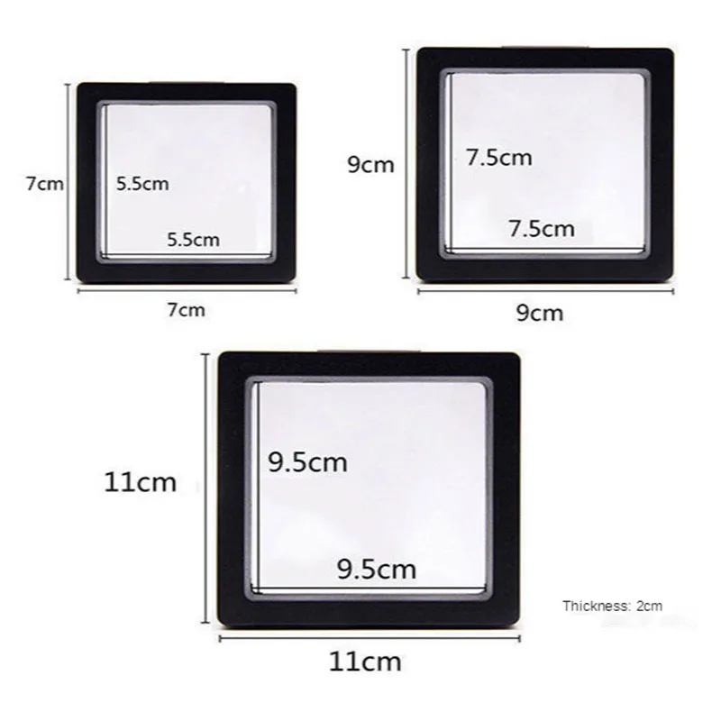 

5piece INS Transparent Pe Film Display Collect Box For 925 Sterling Silver Jewelry Bracelet Ring Earring Necklace Bracelet