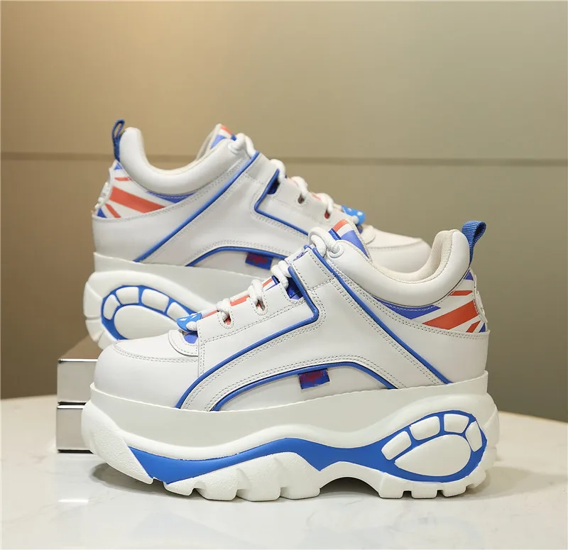 Популярные женские кроссовки Prova Perfetto на высокой платформе из натуральной кожи