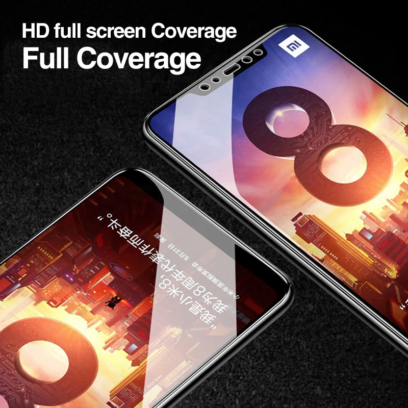 4pcs full protective glass for xiaomi redmi note 10 8 7 9s 9 pro max tempered screen protector for redmi 9 poco x3 nfc pro glass free global shipping