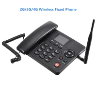 4g wifi wireless fixed phone desktop telephone gsm sim card lcd for office home call center company hotel
