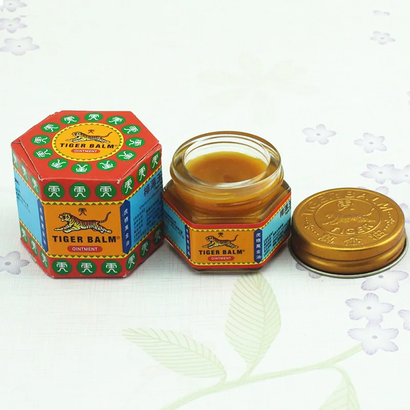 1 шт. 100% оригинальный красный/белый тигровый бальзам мазь Тайланд обезболивающая