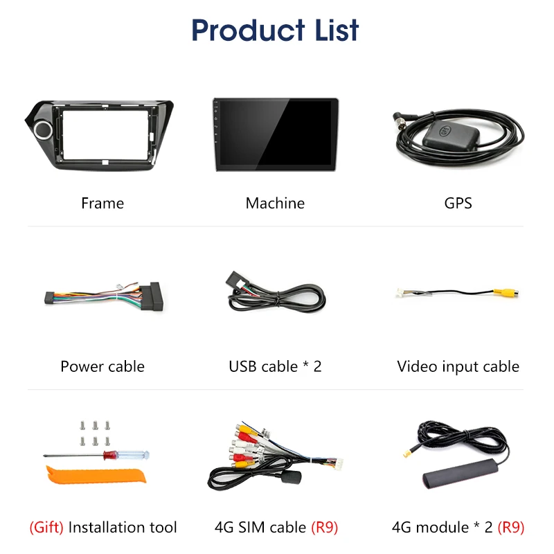 Jansite R9 9 &quotRDS автомобильный радиоприемник для KIA RIO3 2011 2016 Android 8 1 плеер с сенсорным