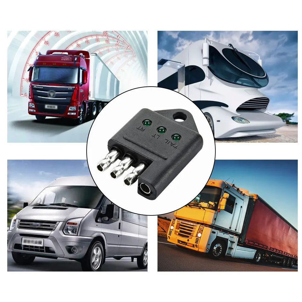 1x Электрический 4 контактный сигнальный тестер для автомобиля на колесах лодка