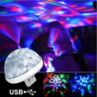 Автомобильный волшебный USB-светильник DJ RGB мини-Красочный музыкальный звуковой светильник для Dodge Caliber Journey ram durango зарядное устройство Stratus Avenger