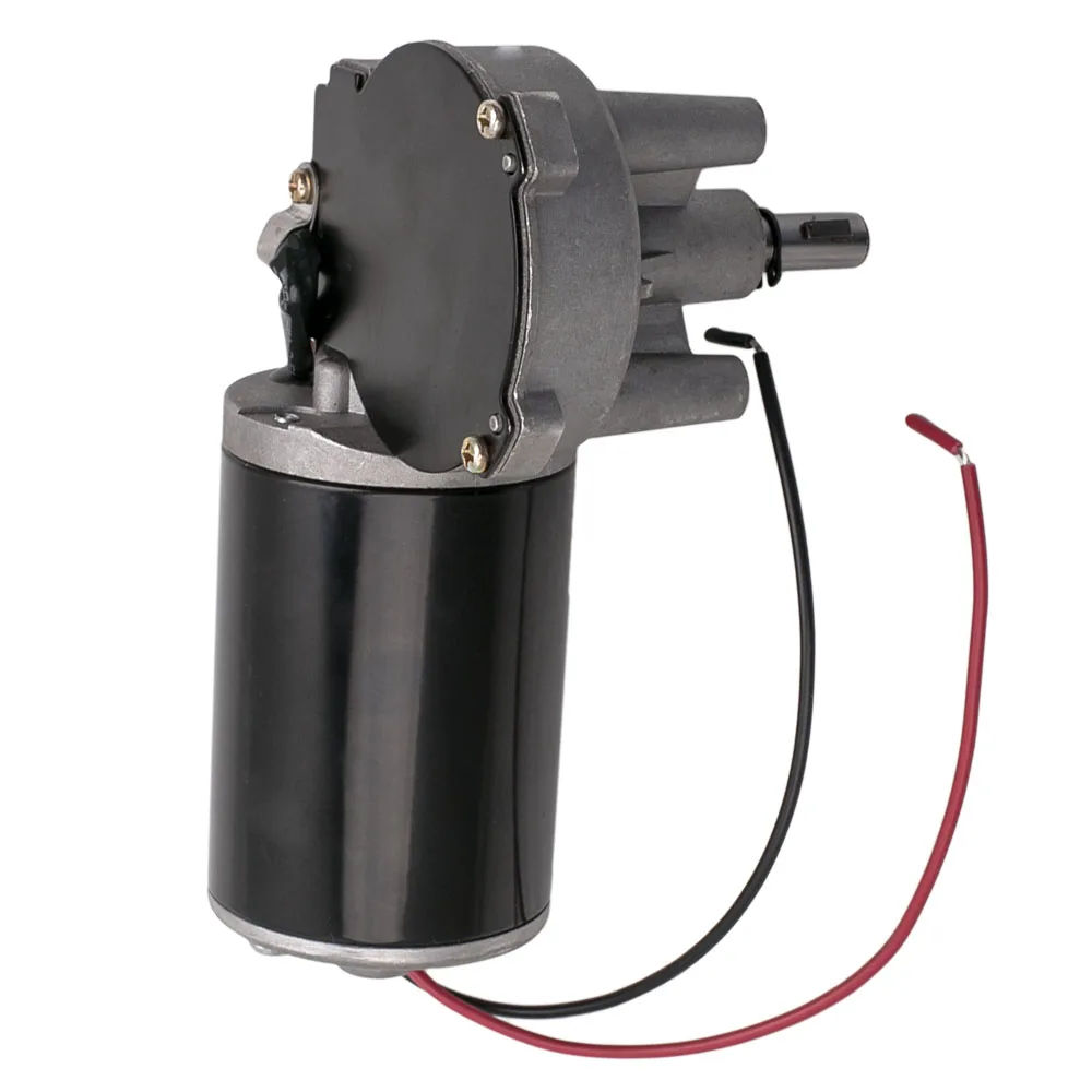 

black DC Gear motor DC Getriebemotor For 30Nm max torque 3 hole mounting 45W DC 24V Speed Torque Reversible Electric Gear Motor
