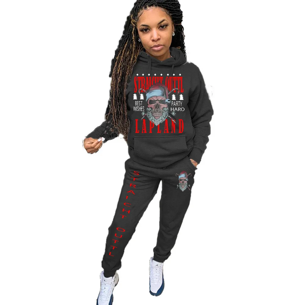 

Pink Letter Embroidery Hooded Long Sleeve Jackets and Skinny Leggings Casual Sportswear Matching Sets Workout Out 2 Piece Outfit