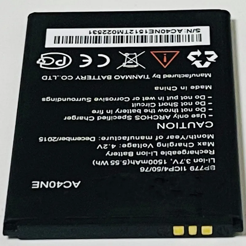 3 7 V 1500mAh AC40NE BP779 1ICP4/50/76 для ARCHOS 40 HELIUM Battery|battery 1500mah|batteries batteriesarchos battery |