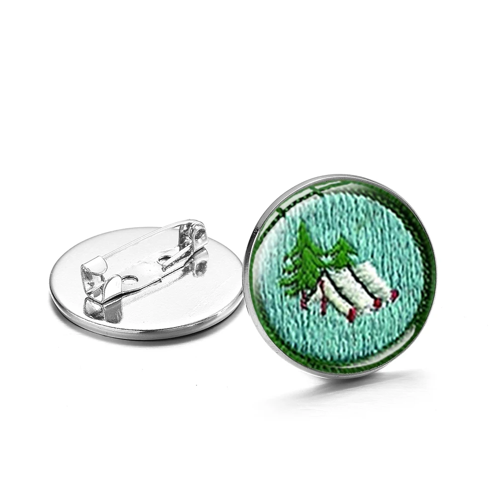 Новейшая модная брошь для девочек-разведчиков булавки винтажные языки