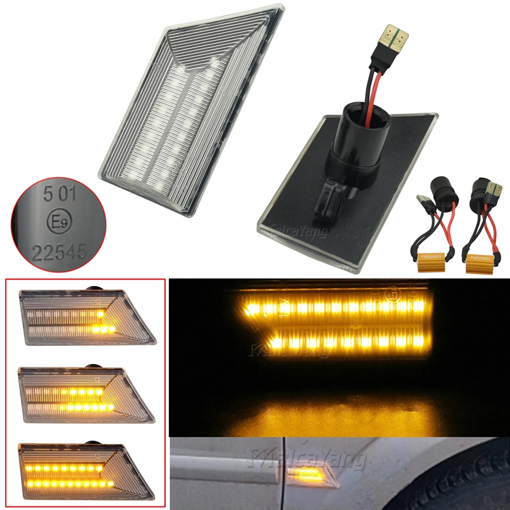 

Sequential Side Marker LED Turn Signal Light For Opel Vectra C 2002-2008 For Opel Signum 2003-2008 Dynamic Repeater Indicator