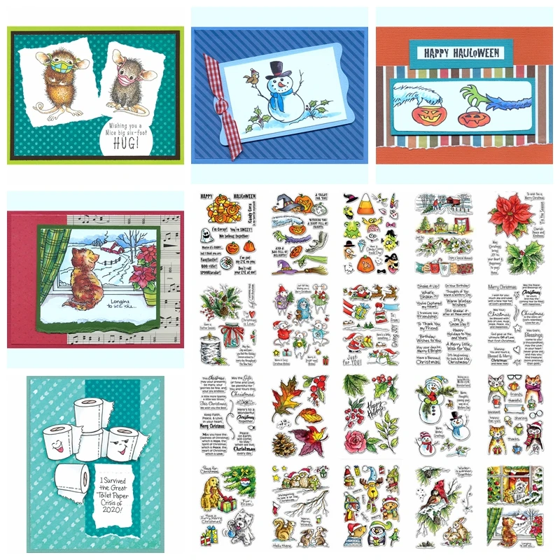 Праздничный подарок конфеты скриптер рождественские птицы кролики мышь