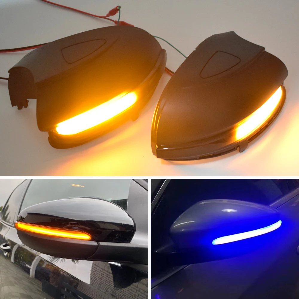 

Dynamic Blinker For Volkswagen Golf MK6 for GTI 6 R line VI R20 LED Turn Signal Light Touran GTD Side Mirror indicator for VW