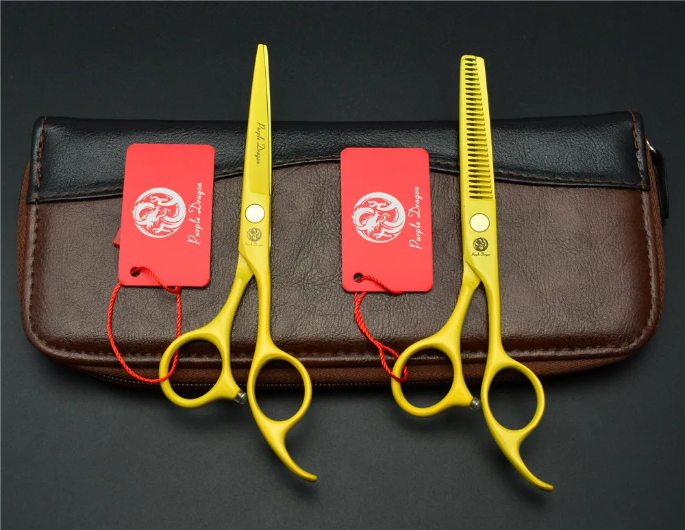 6 дюймов Профессиональные Парикмахерские ножницы для волос Парикмахерские Ножницы Набор Прямые филировочные ножницы для стрижки волос