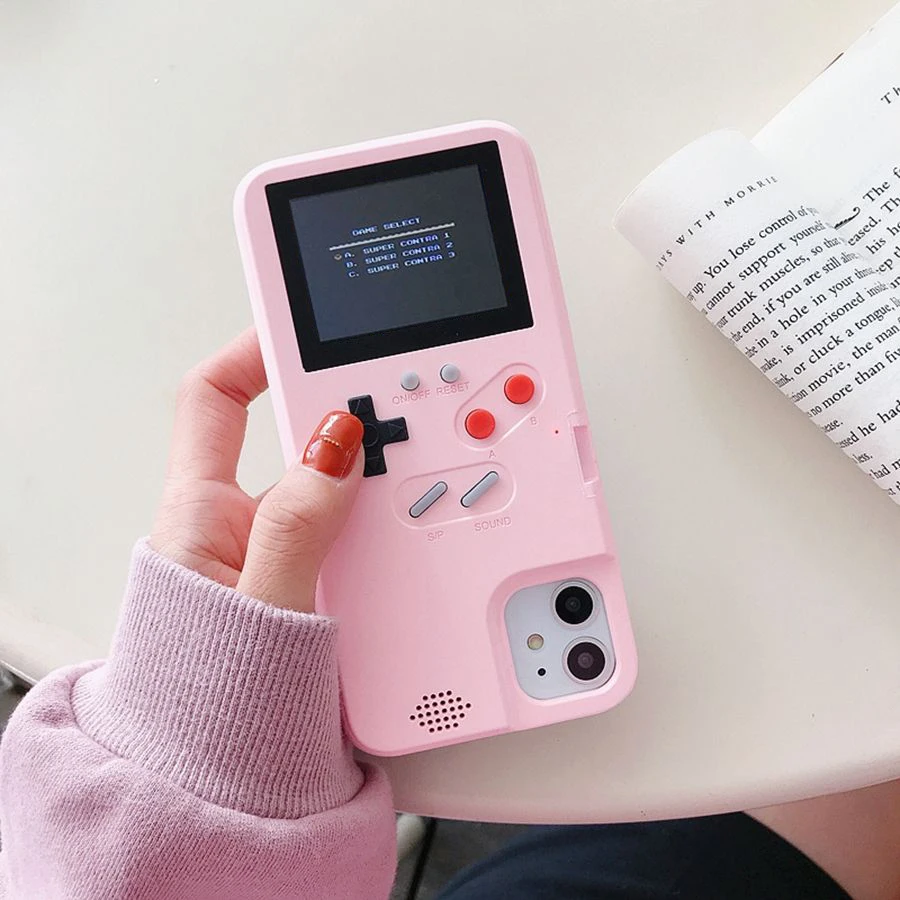 Retro Game Phone Cover Funda Video Playable Console Case for iPhone 11 Pro Max X XS XR 6 7 8 6S Plus SE 2020 | Мобильные телефоны и