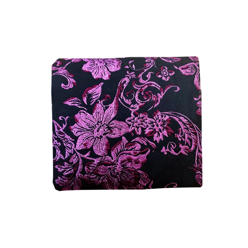 

Dreamy purple gold silk three-dimensional flower yarn-dyed jacquard fabric, sewing fabric factory shop is not out of stock