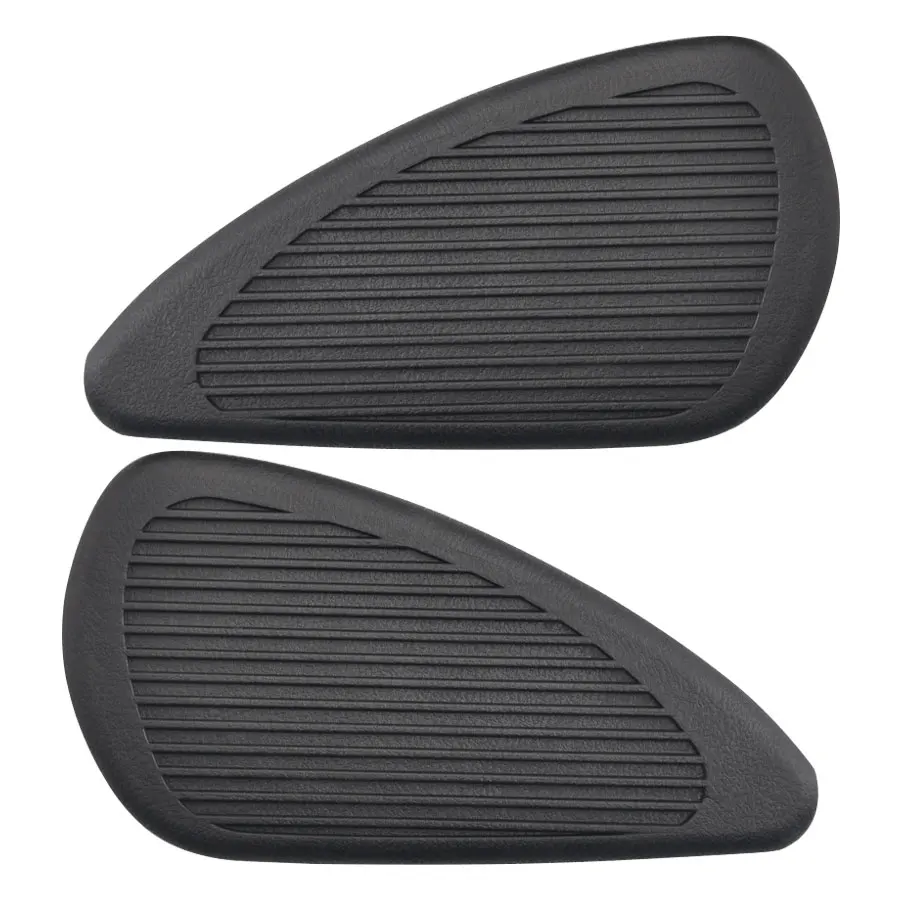 

Motorcycle Black Fuel Tank Sticker Gas Oil Tank Pad Side Gas Tank Knee Pad Vintage For Harley Cafe Racer Classic Universal