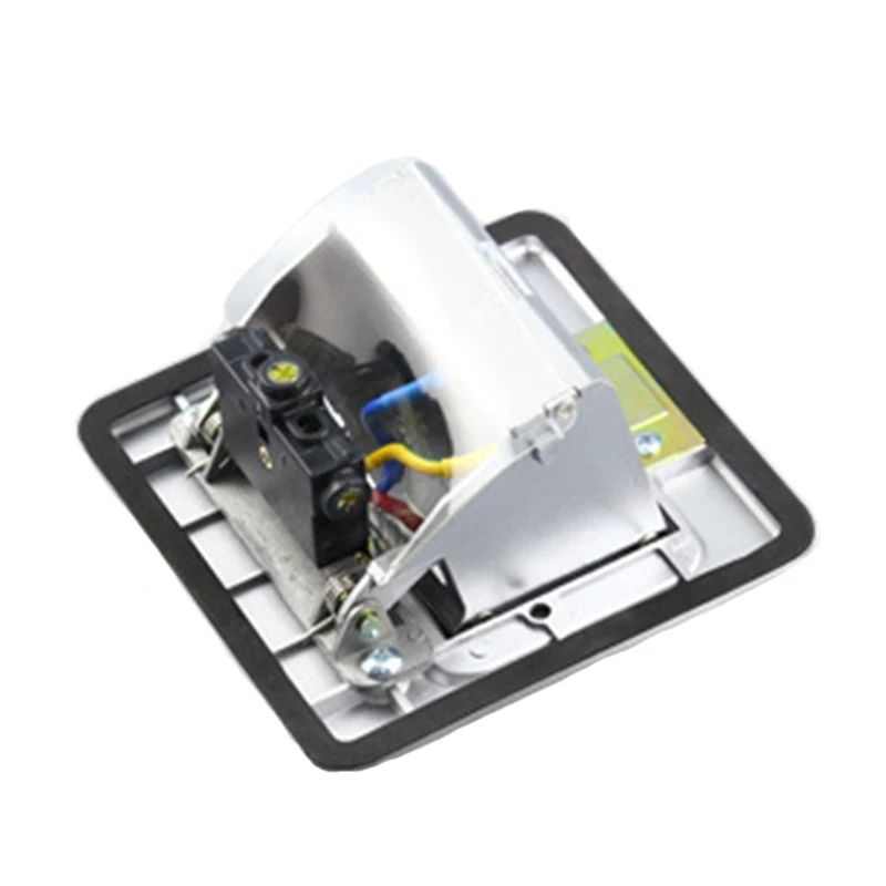 120 Тип Алюминиевая Серебряная панель стандарт США P o p вверх напольная розетка