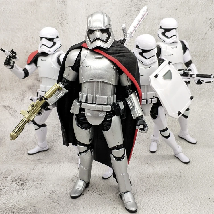 6 дюймов с принтом Звездные войны бело-Темный воин имперский Штурмовик Стиль