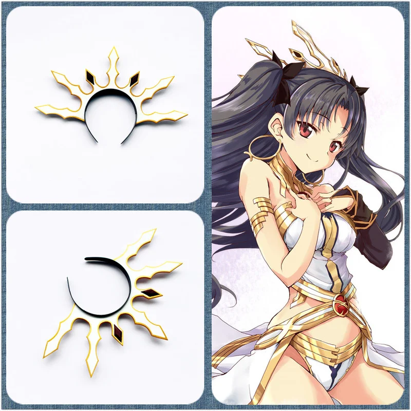 

Game Fate/Grand Order FGO Ishtar Archer Headwear Cosplay Accessories Halloween Carnival Fancy Party Cosplay Props