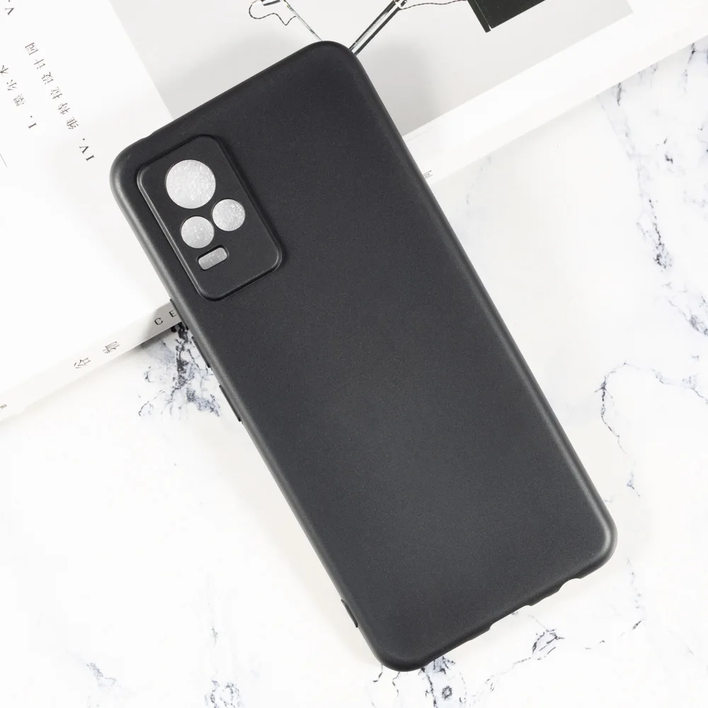 Силиконовый защитный чехол-накладка для смартфона Vivo V21e 4G V2061 6 44 дюйма 2021 мягкий