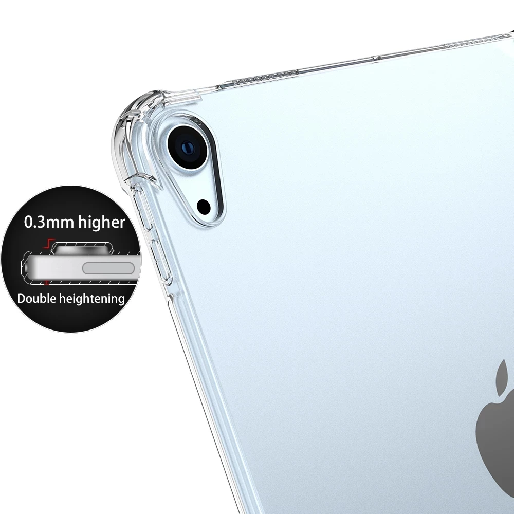 Противоударный силиконовый чехол для Apple iPad Air 4 5 10 9 7-го 8-го 9-го поколения 2 гибкий