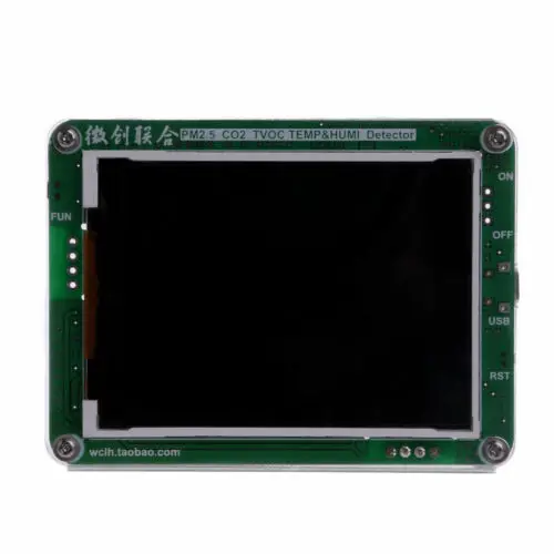 2019 английская версия PM1.0 PM2.5 PM10 детектор температура + HUMI TFT lcd