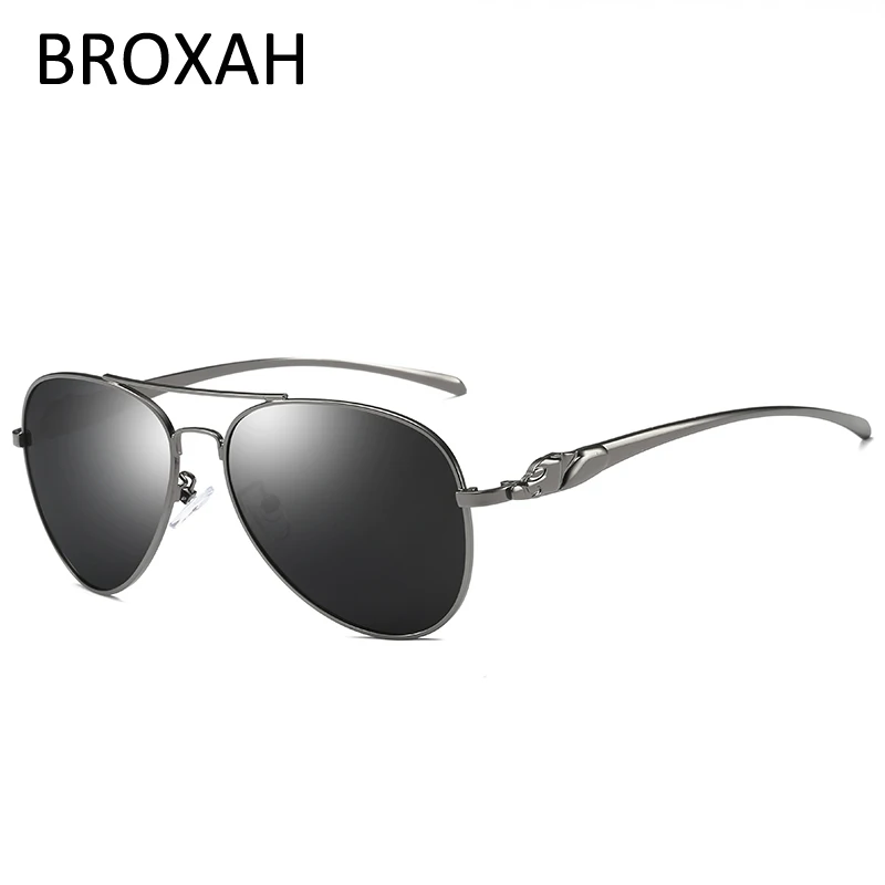 

Мужские поляризационные солнцезащитные очки, брендовые дизайнерские очки для вождения автомобиля, авиаторы UV400, солнцезащитные очки