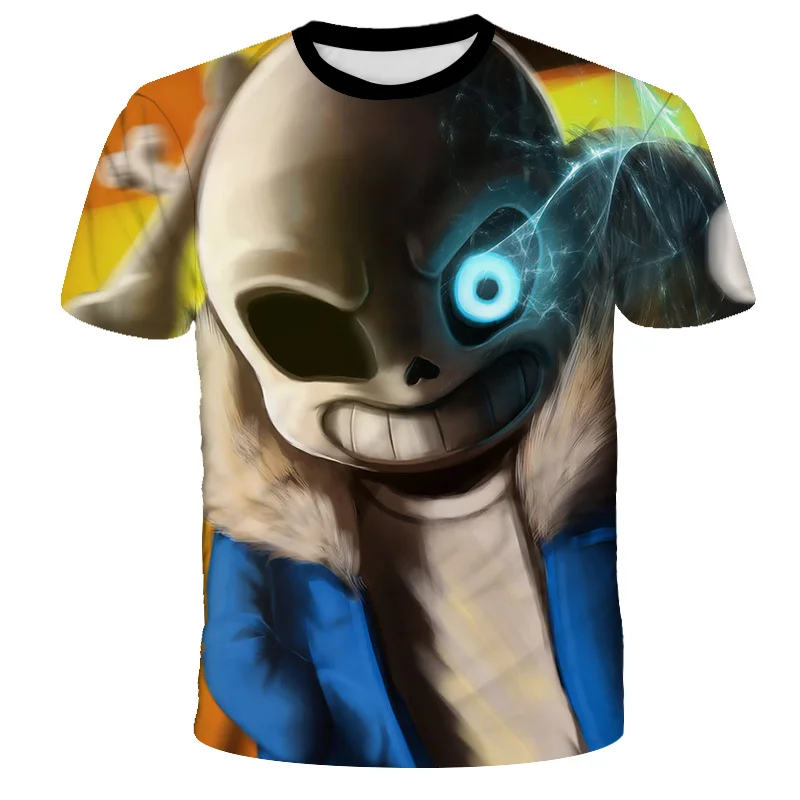 

Undertale T-shirt Game 3D Print Streetwear Men Women Fashion Short Sleeve T Shirt Children Boy Girl Tees Tops Sans Kids Clothing
