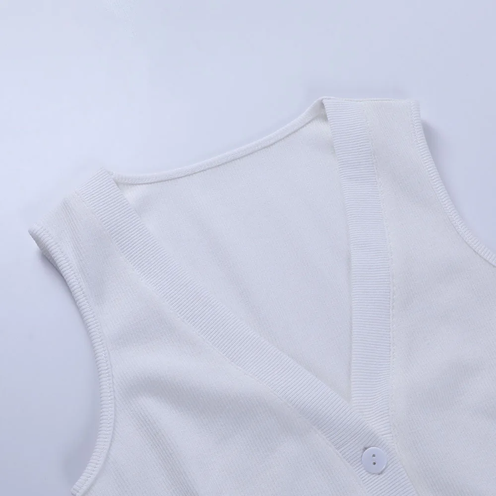 

Western Style Sexy Fashion Oversize Indie Summer Dress Designer Casual Popular Thin Single-breasted V-neck Solid Color 2021