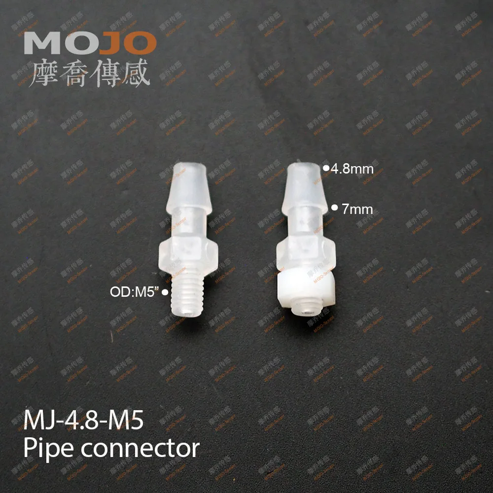 

2020 Free shipping!!MJ-4.8-M5 straight nozzle connector (10PCS/LOTS)