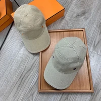 2021 new mens and womens noble baseball caps breathable canvas embroidery adjustable steel strap