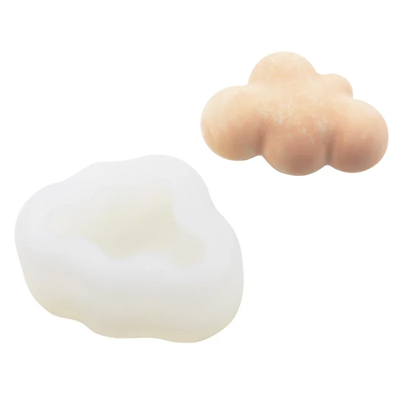 

3D Clouds Silicone Mold Fondant Candle Resin Aroma Stone Ornaments Soap Mold For Pastry Cup Cake Decorating Kitchen Accessories