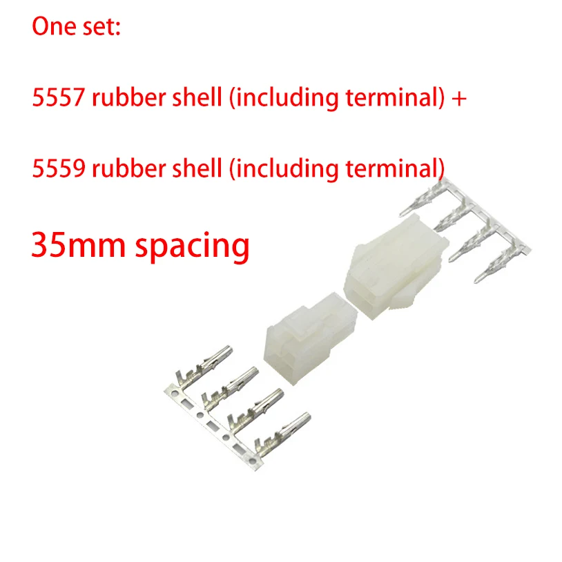 

1 шт./комплект, новинка, оригинальный 5557 / 5559 воздушный стыковой соединитель, Клемма, штекер, гнездо, пара разъемов, 4,2 мм