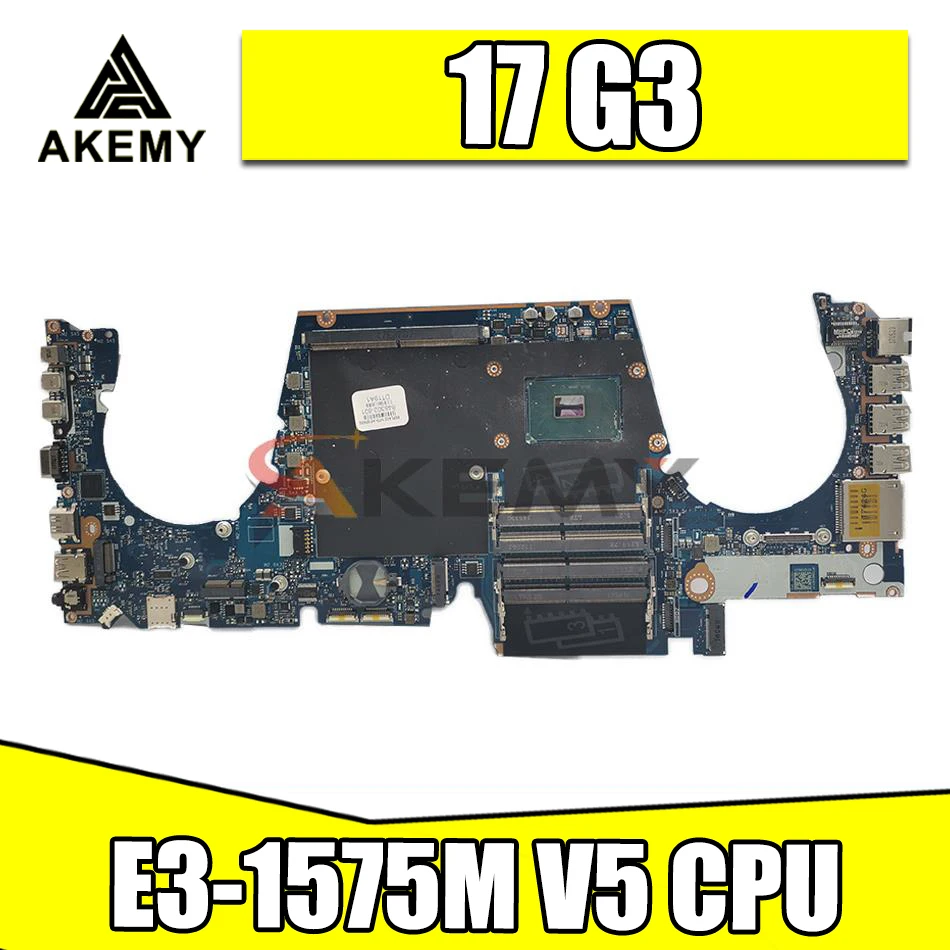 

Высококачественная материнская плата для ноутбука HP ZBook 17 G3 901564-001 APW70 LA-C391P с процессором SR2QV E3-1575M V5 100% полностью протестирована