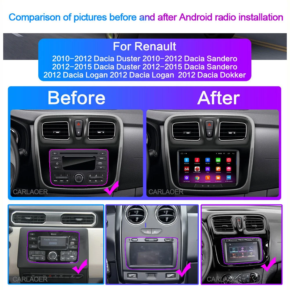 Android 9 1 автомобильный dvd мультимедийный плеер GPS для Dacia Sandero Duster Renault Captur Lada Xray 2 Logan