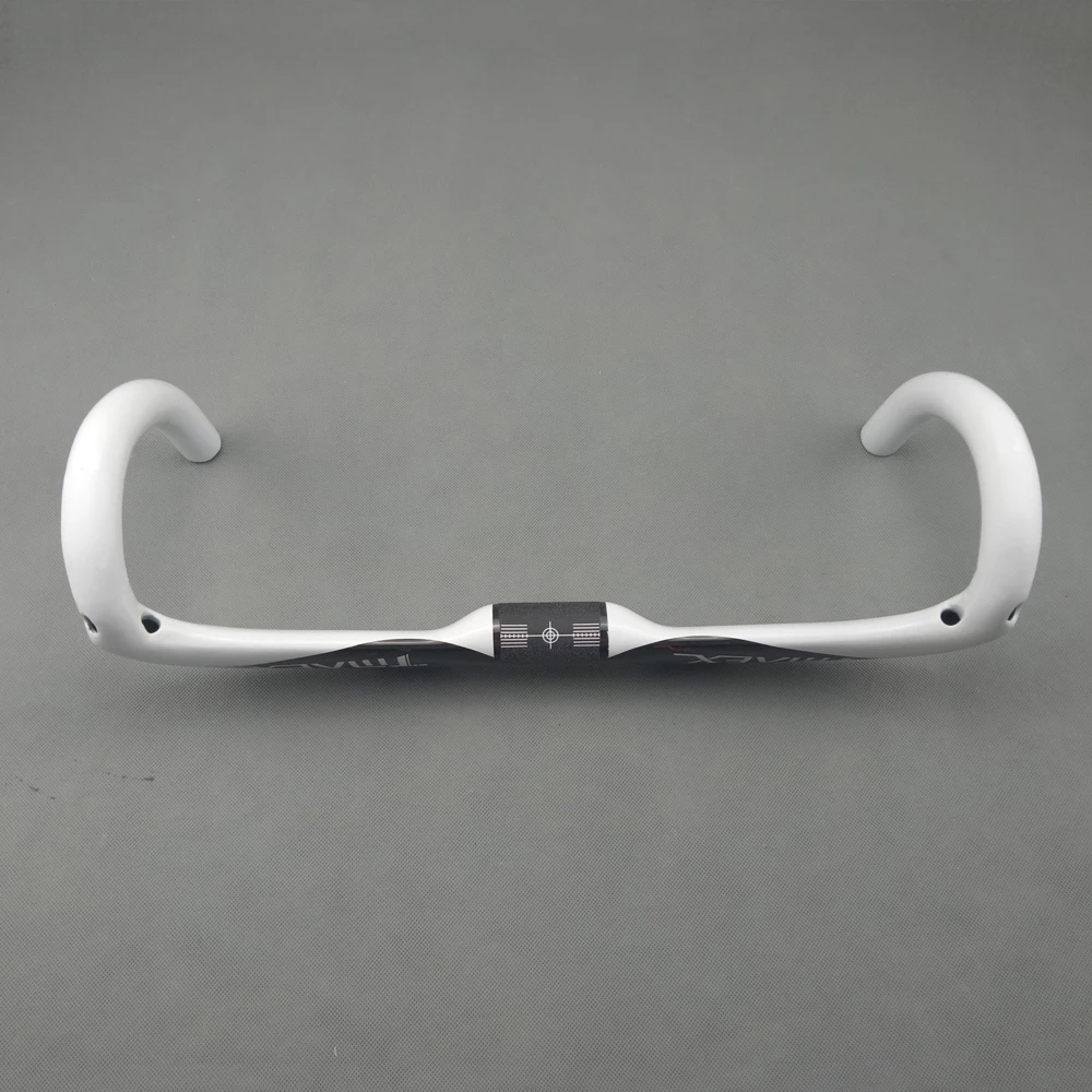 

TMAEX Road bicycle racing Matte/Gloss full carbon handlebar internal cable carbon bike handlebar 31.8*400/420/440mm TAT-011