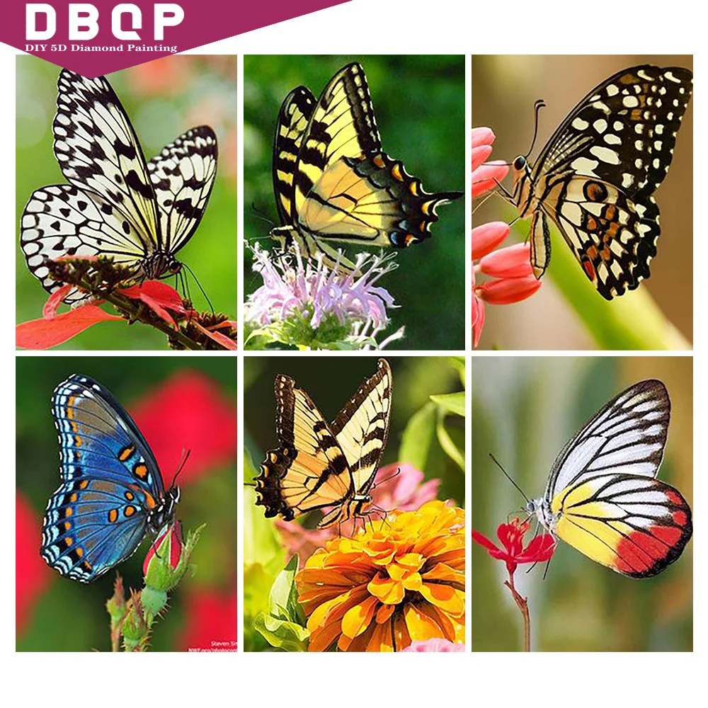 

DIY 5D Round Drill Diamond Embroidery Flower Mosaic Butterfly Diamond Painting Animal Rhinestones Pictures Display Gift Home