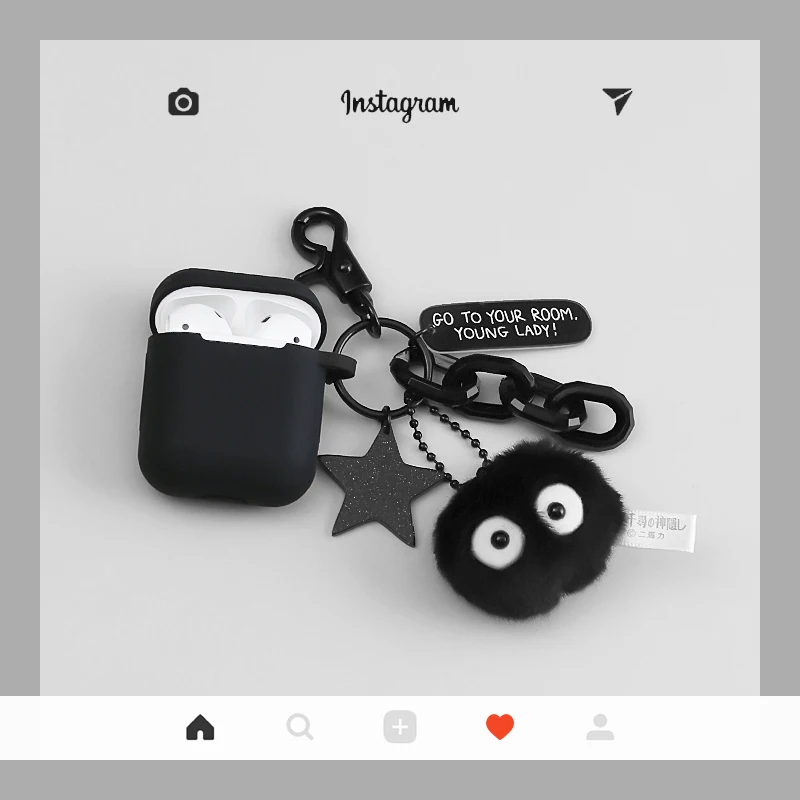 Силиконовый чехол для Apple Airpods 3 милый мультяшный с пятиконечными шариками