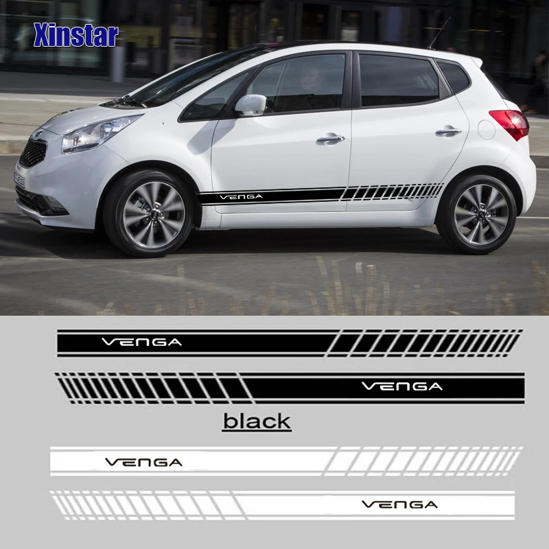 2шт автомобиля боковая наклейка для Kia Venga