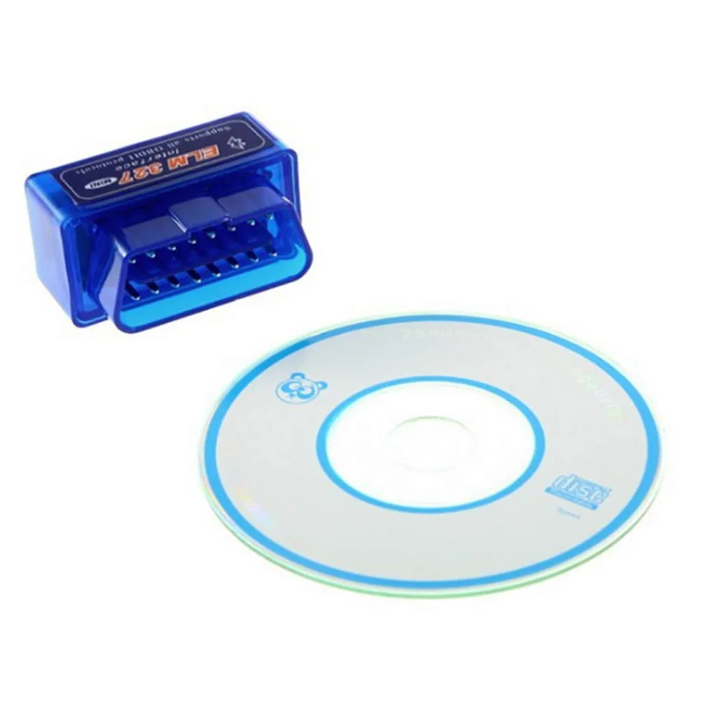 Универсальный автомобильный считыватель кодов Elm327 Bluetooth OBDII V2.1 адаптер OBD2