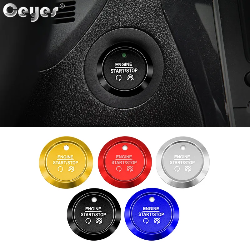 Ceyes 1 шт. аксессуары для стайлинга автомобиля старт зажигания Стоп двигателя