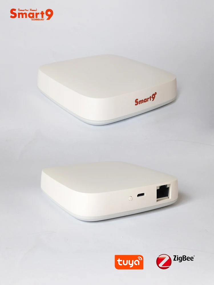 Smart9 TuYa ZigBee Hub, центр управления умным домом работает с TuYa Smart и Smart Life App питание от TuYa