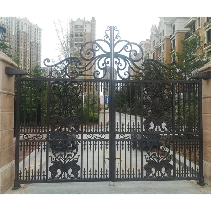 Декоративные кованые железные ворота цена на продажу | Обустройство дома
