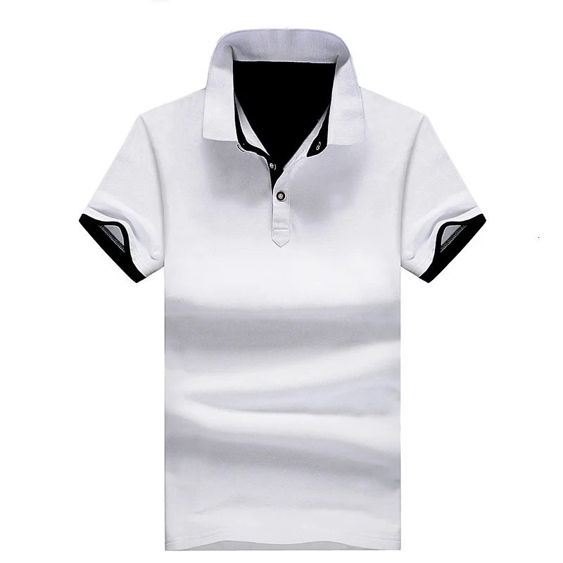 Мужские рубашки поло 2019 летние однотонные Cato Slim Fit Топы дышащие случайные