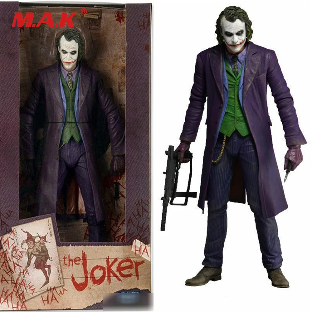 Фигурка Джокера из ПВХ NEC Heath Ledger Игрушечная модель для детей и мальчиков подарок 7